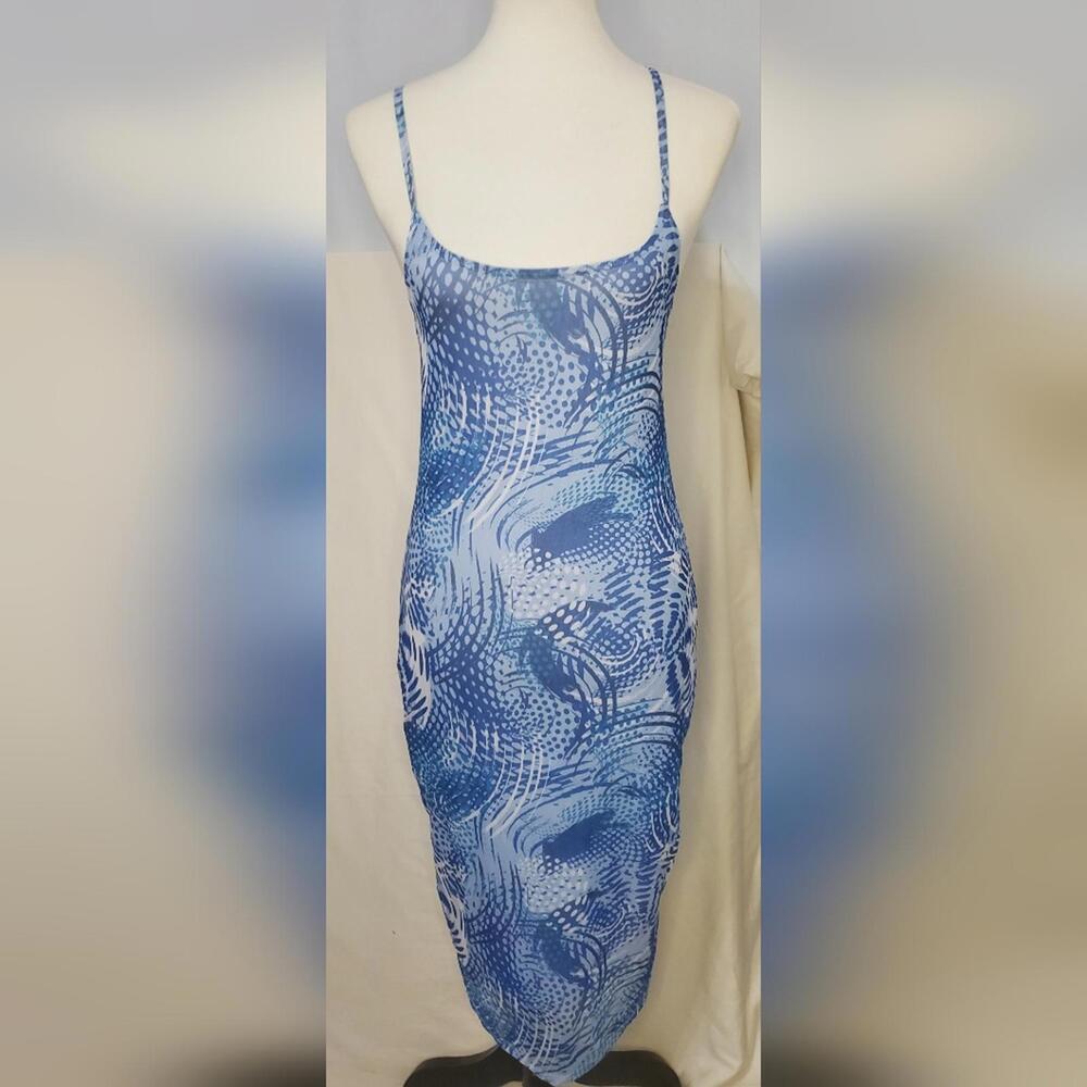 Love Nation Blue and White Dress Youth Size Large